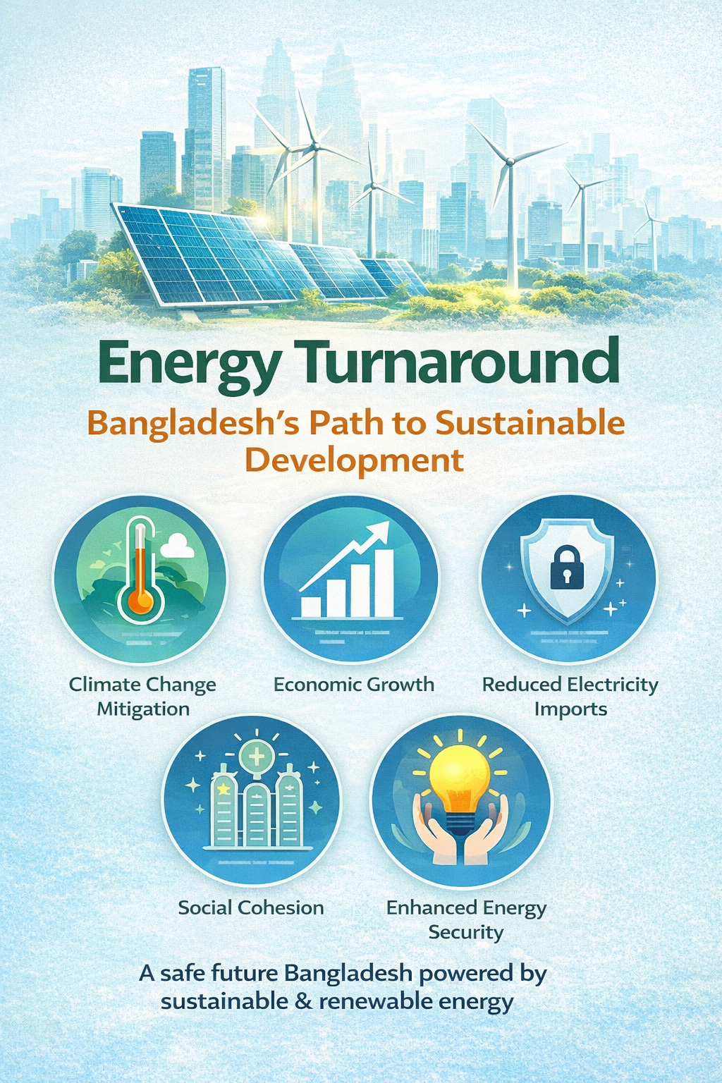 এনার্জি টার্নঅ্যারাউন্ড: বাংলাদেশের জন্য একটি নতুন দিগন্ত ।